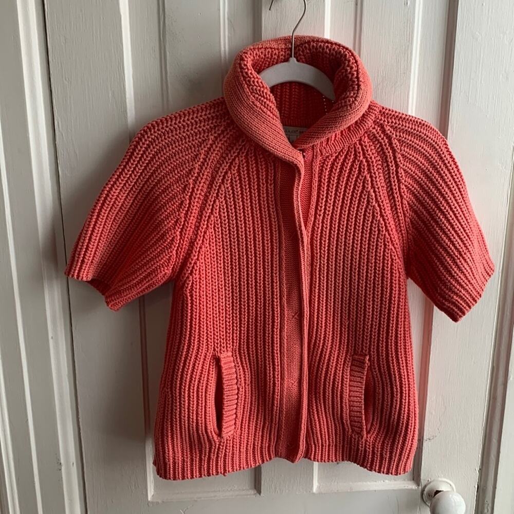 Paul & Joe Pink Short Sleeve Cardigan